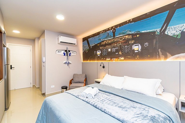 Studio nas Nuvens, conforto e Estilo - MUV1202