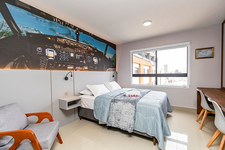 Studio nas Nuvens, conforto e Estilo - MUV1202