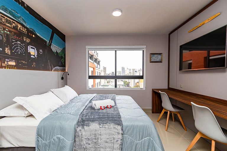 Studio nas Nuvens, conforto e Estilo - MUV1202