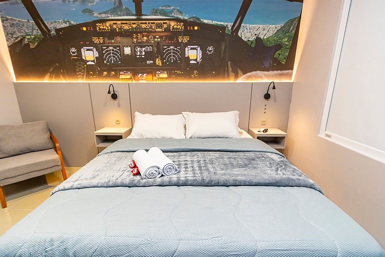 Studio nas Nuvens, conforto e Estilo - MUV1202