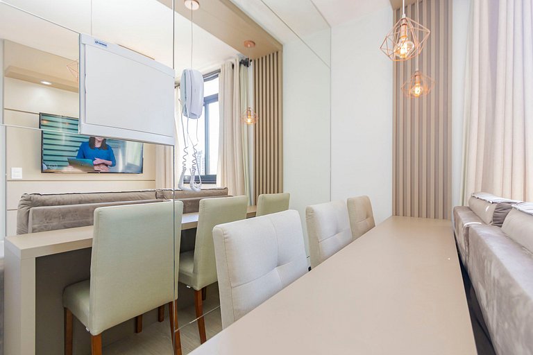 Apto de 1q com garagem no Centro - NEW1005