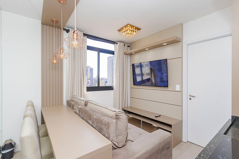 Apto de 1q com garagem no Centro - NEW1005