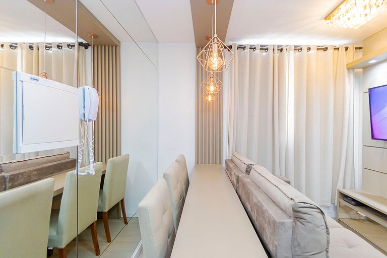 Apto de 1q com garagem no Centro - NEW1005