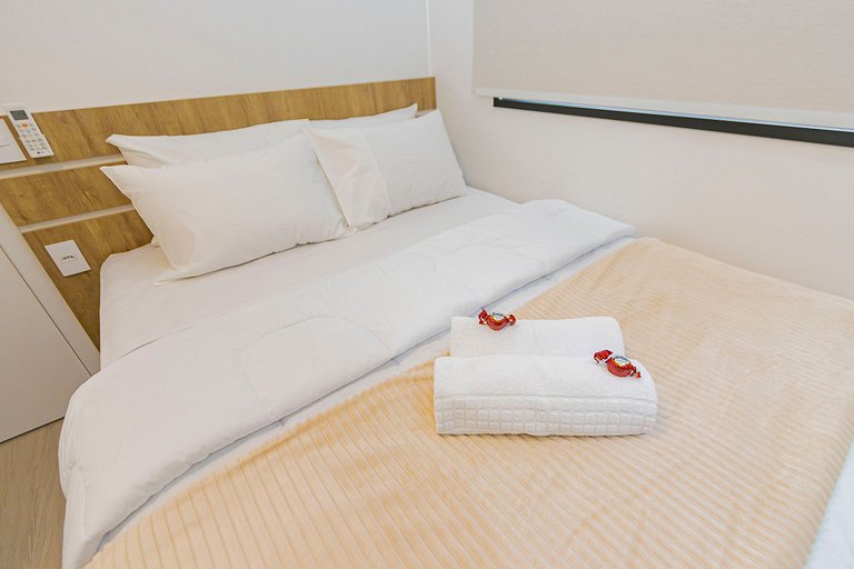 Apto de 1q com garagem no Centro - NEW1005