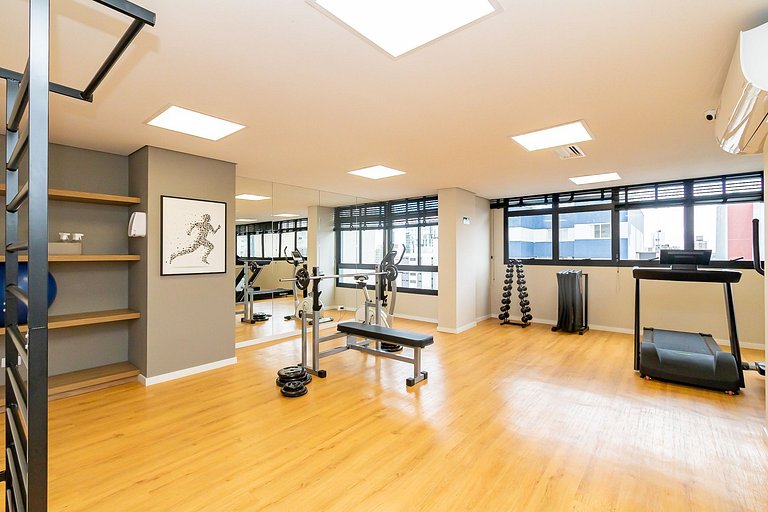 Apto de 1q com garagem no Centro - NEW1005