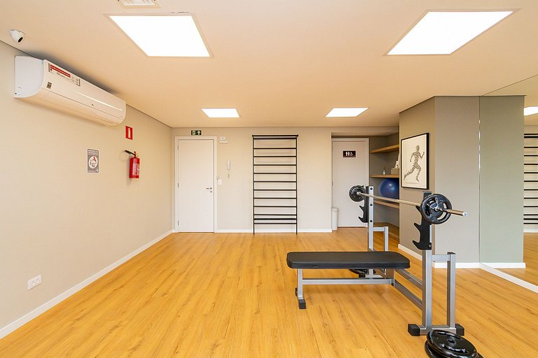 Apto de 1q com garagem no Centro - NEW1005