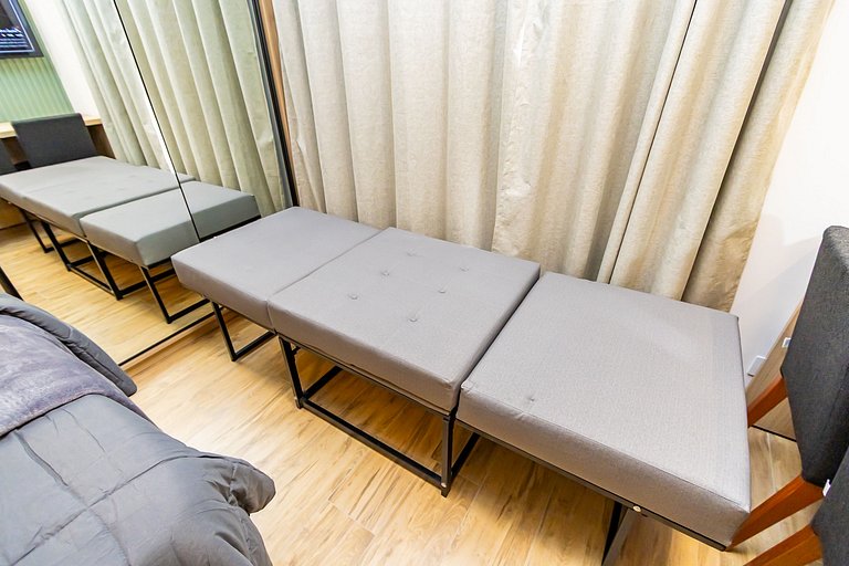 Studio Completo com Garagem no Cena Living-CNA1305