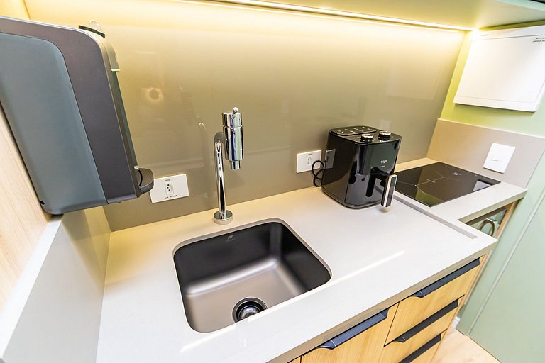 Studio Completo com Garagem no Cena Living-CNA1305