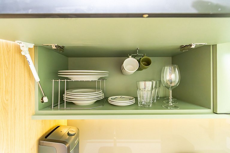 Studio Completo com Garagem no Cena Living-CNA1305