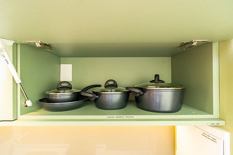 Studio Completo com Garagem no Cena Living-CNA1305