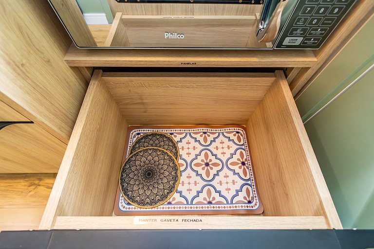 Studio Completo com Garagem no Cena Living-CNA1305