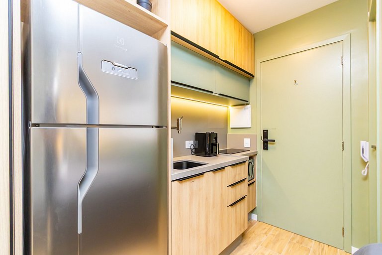 Studio Completo com Garagem no Cena Living-CNA1305