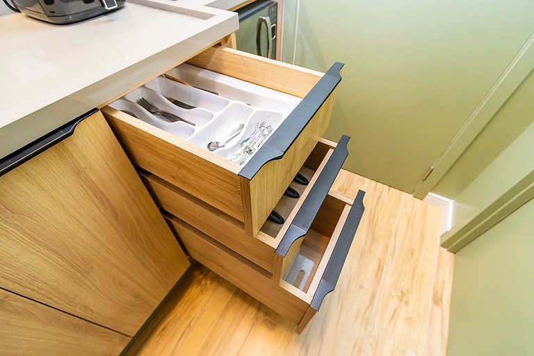 Studio Completo com Garagem no Cena Living-CNA1305