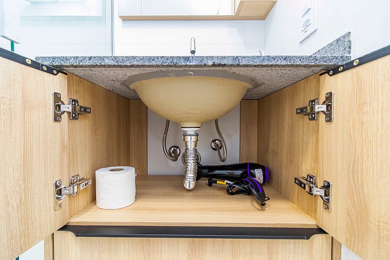 Studio Completo com Garagem no Cena Living-CNA1305