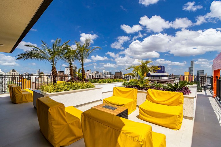 Studio Completo com Garagem no Cena Living-CNA1305