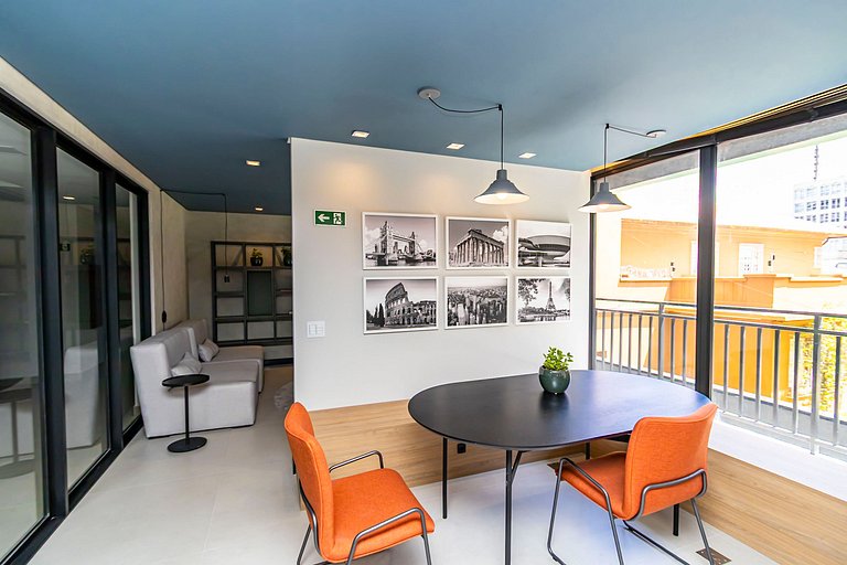 Studio Completo com Garagem no Cena Living-CNA1305