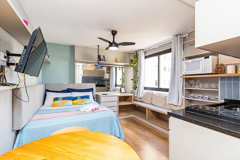 Studio Super Confortável no All You Need - ALL0819