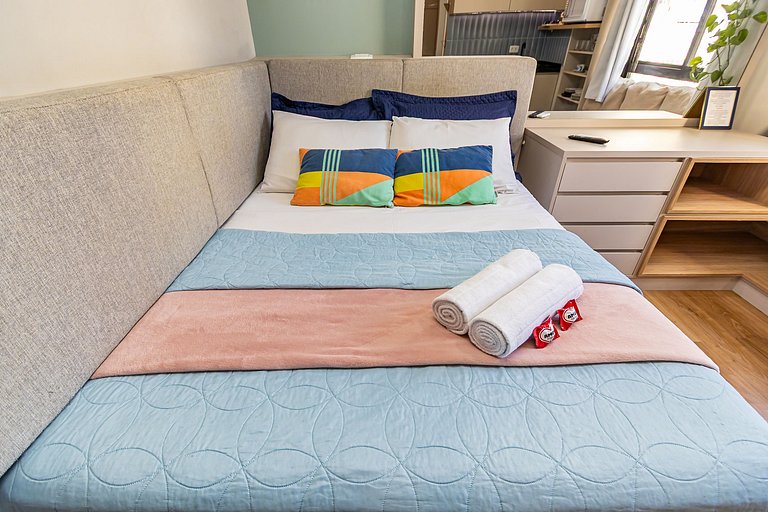 Studio Super Confortável no All You Need - ALL0819