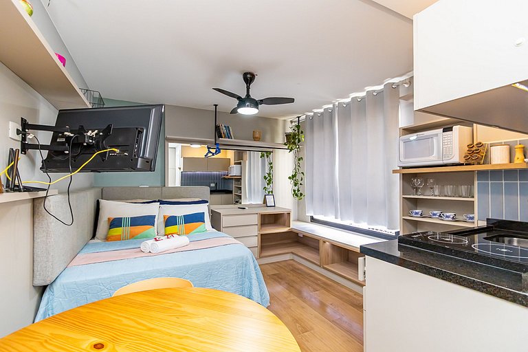 Studio Super Confortável no All You Need - ALL0819