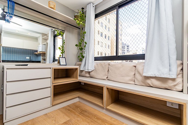 Studio Super Confortável no All You Need - ALL0819