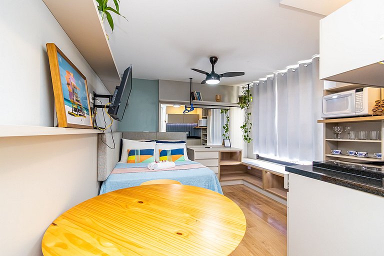 Studio Super Confortável no All You Need - ALL0819