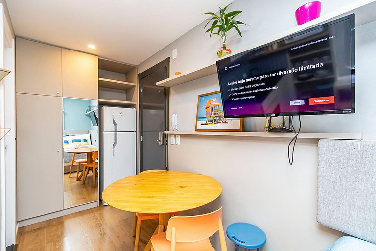 Studio Super Confortável no All You Need - ALL0819