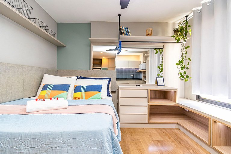 Studio Super Confortável no All You Need - ALL0819