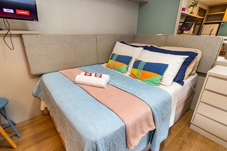 Studio Super Confortável no All You Need - ALL0819