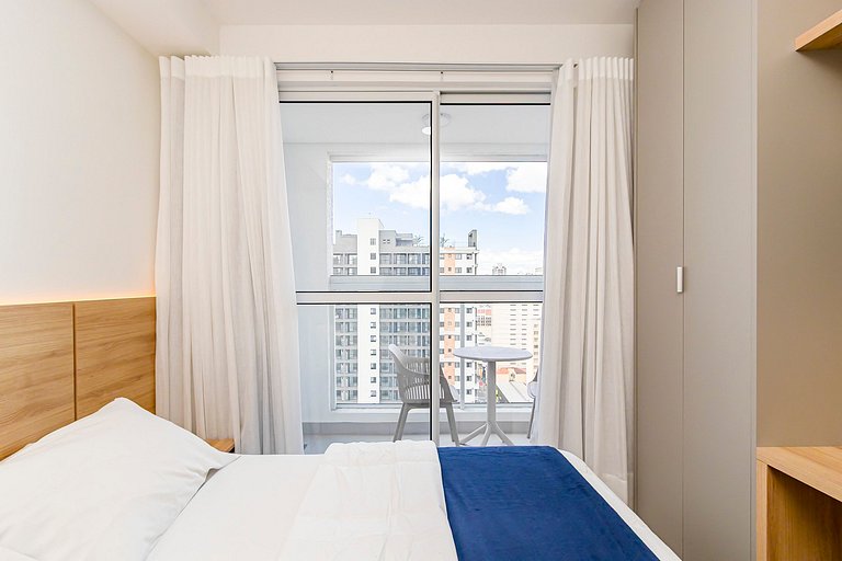 Studio com vista para o Centro da Cidade - MAN1702