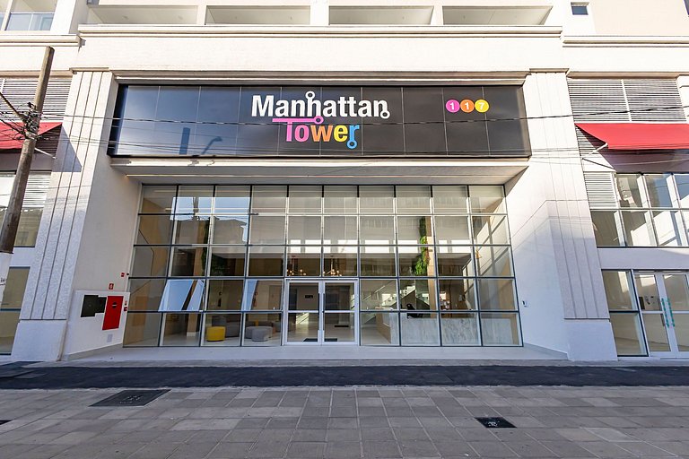 Studio em prédio novo no Centro - MAN1708