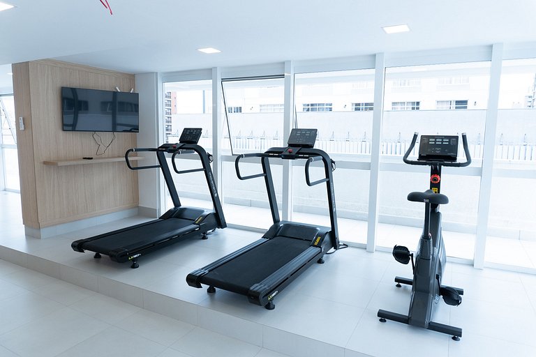 Studio com sacada no Centro - MAN1703