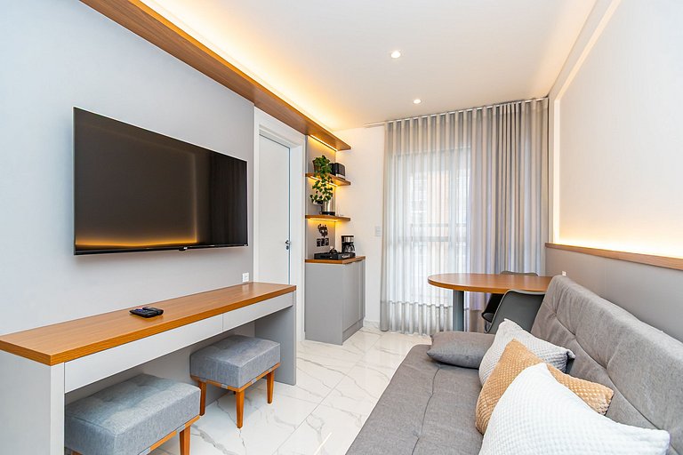 Apto de 1q aconchegante e super completo - VIC0802