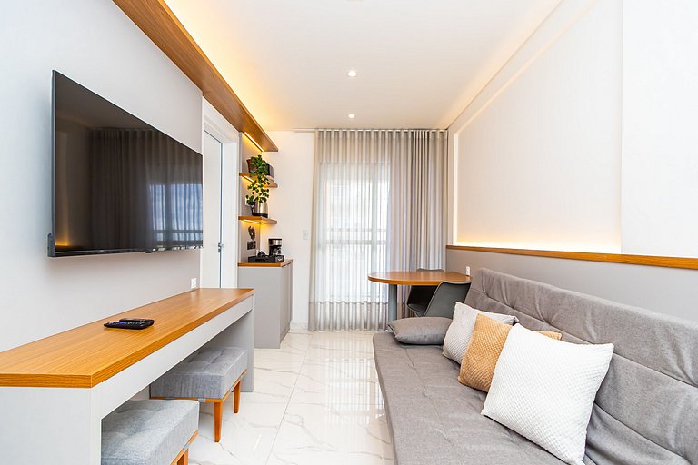 Apto de 1q aconchegante e super completo - VIC0802