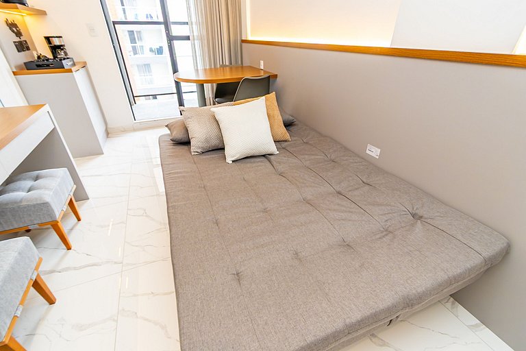 Apto de 1q aconchegante e super completo - VIC0802