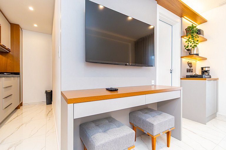 Apto de 1q aconchegante e super completo - VIC0802