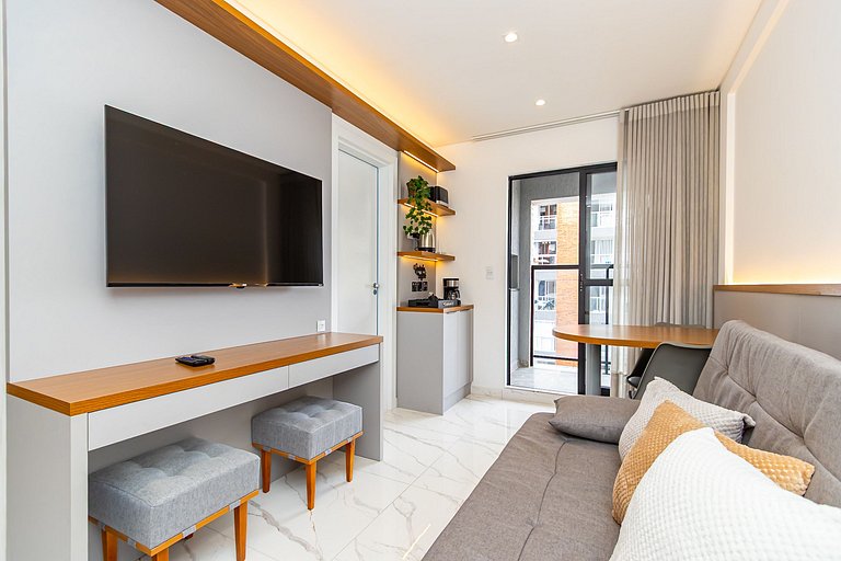 Apto de 1q aconchegante e super completo - VIC0802