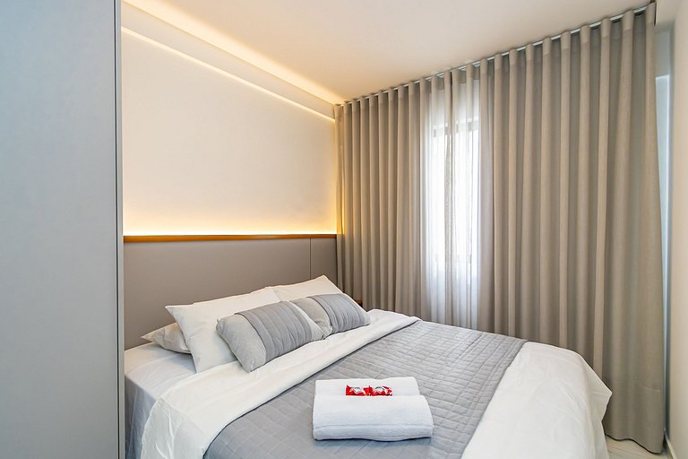 Apto de 1q aconchegante e super completo - VIC0802