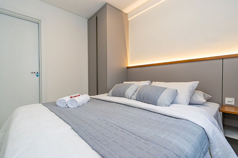 Apto de 1q aconchegante e super completo - VIC0802