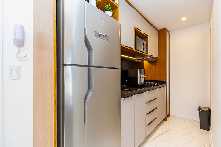 Apto de 1q aconchegante e super completo - VIC0802