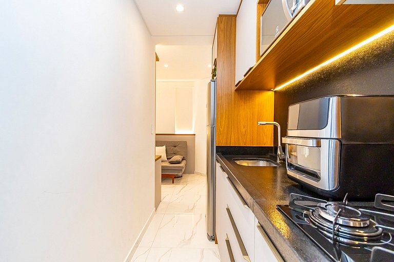 Apto de 1q aconchegante e super completo - VIC0802