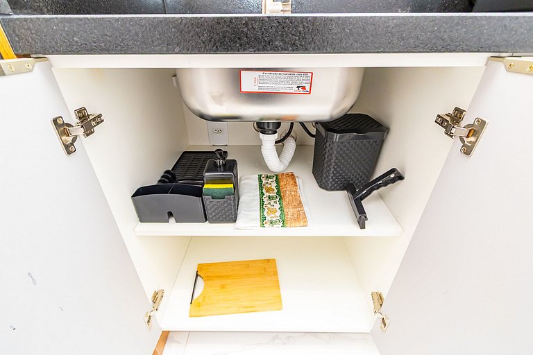 Apto de 1q aconchegante e super completo - VIC0802