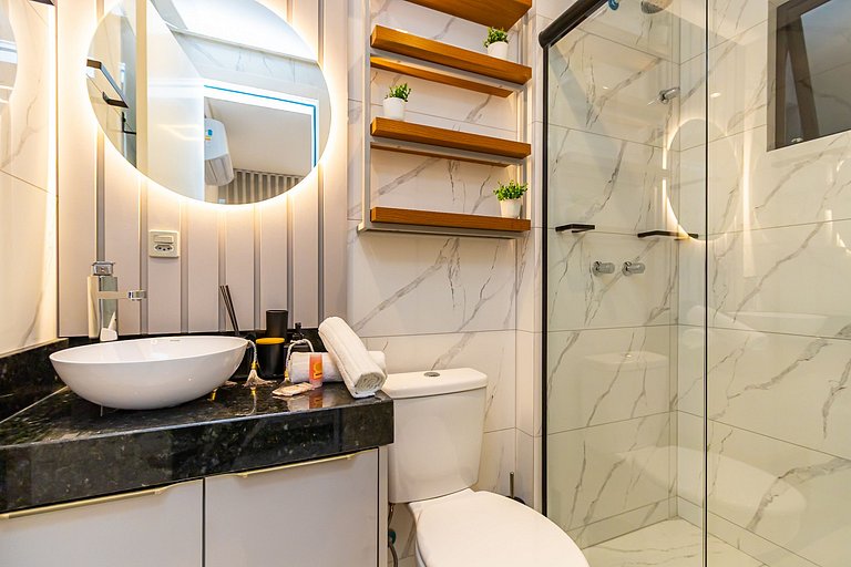 Apto de 1q aconchegante e super completo - VIC0802