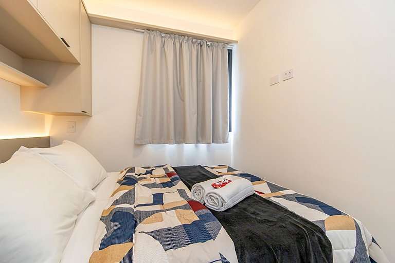 Apto de 2q super iluminado e ensolarado - CNA0309