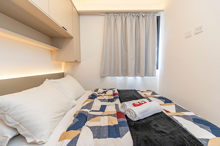 Apto de 2q super iluminado e ensolarado - CNA0309