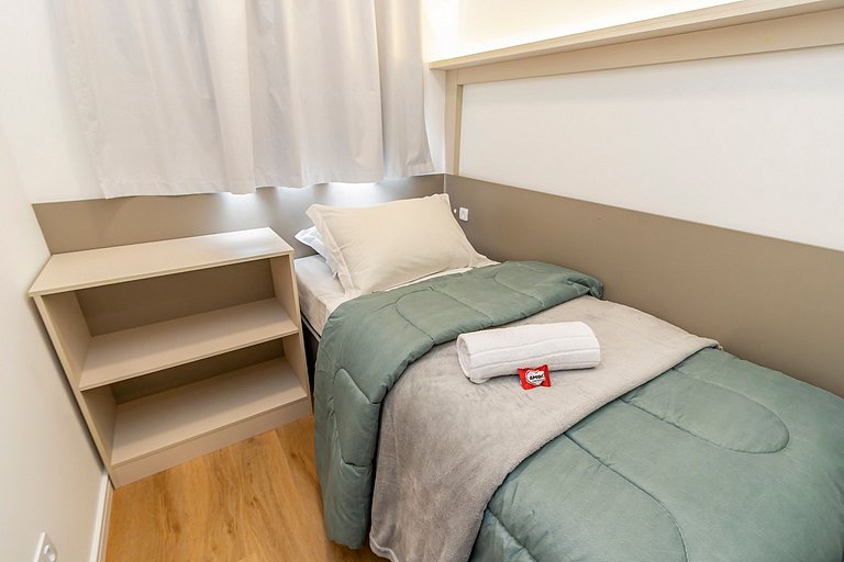 Apto de 2q super iluminado e ensolarado - CNA0309