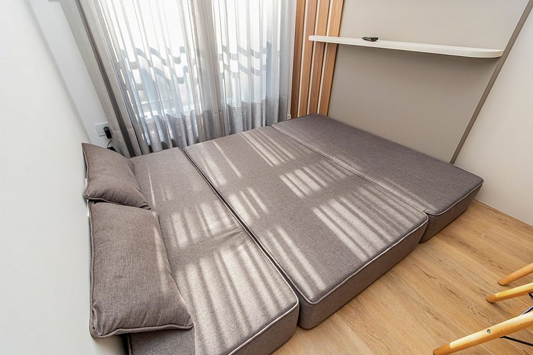 Apto de 2q super iluminado e ensolarado - CNA0309