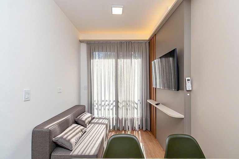 Apto de 2q super iluminado e ensolarado - CNA0309