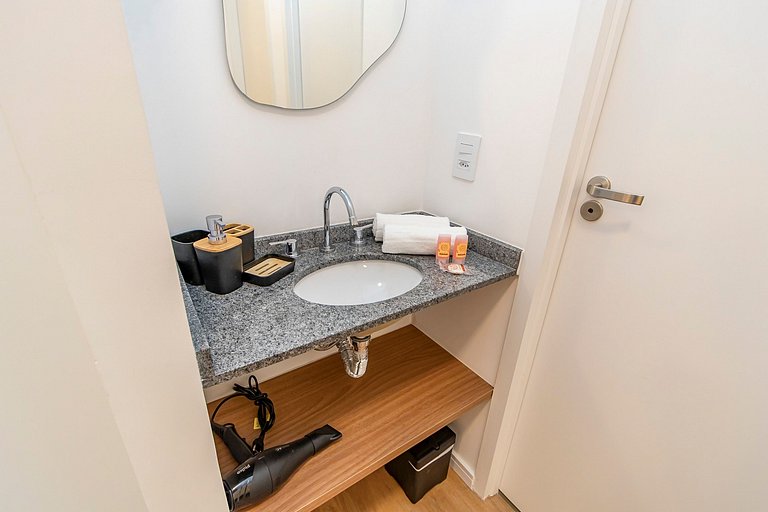 Apto de 2q super iluminado e ensolarado - CNA0309