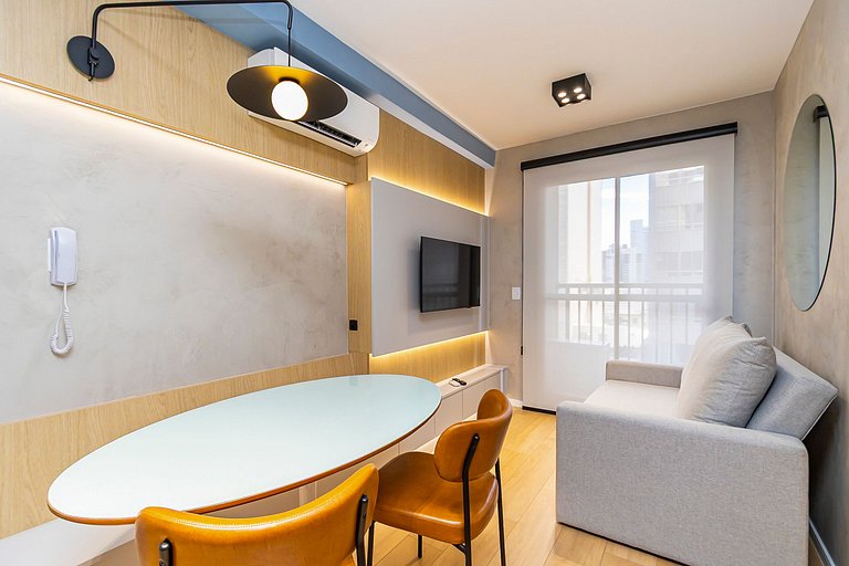 Apto de 2q, c/ vaga em prédio com Piscina -IBI0407