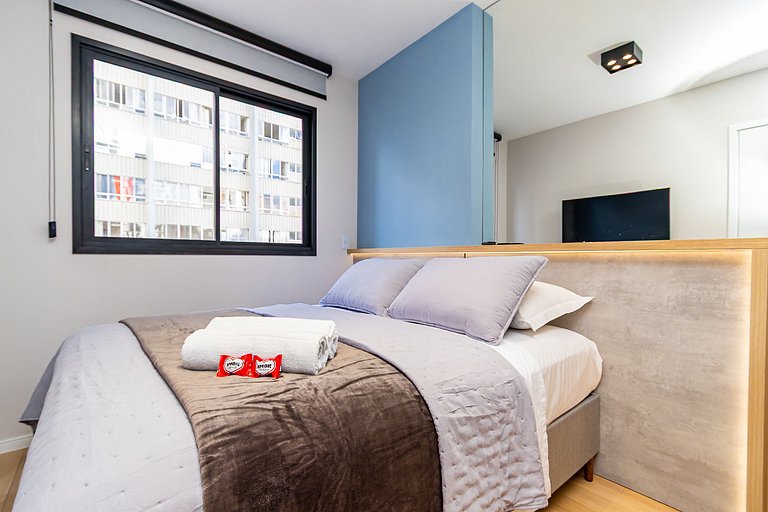 Apto de 2q, c/ vaga em prédio com Piscina -IBI0407